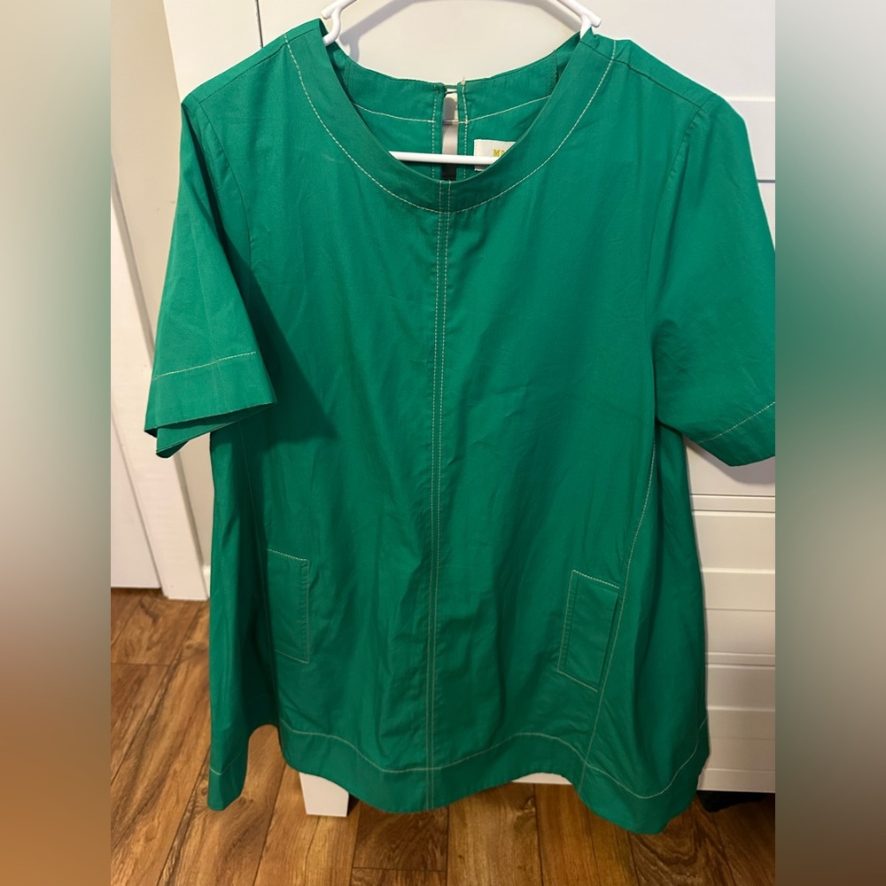 Anthropologie Maeve Green dress